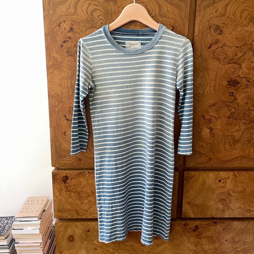 Current Elliot Blue Striped Dress